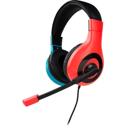 Bigben Stereo Gaming Headset V1 - Nintendo Switch - Neon Rood/Blauw