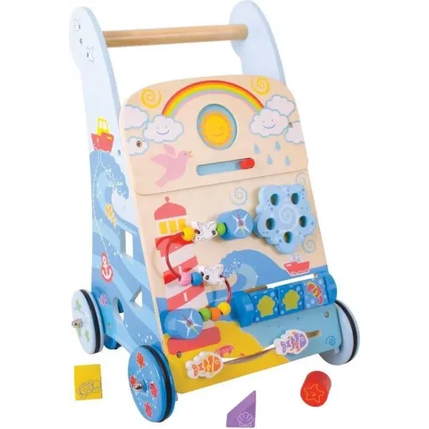 Bigjigs Baby - Activiteiten Loopwagen 'Zee'