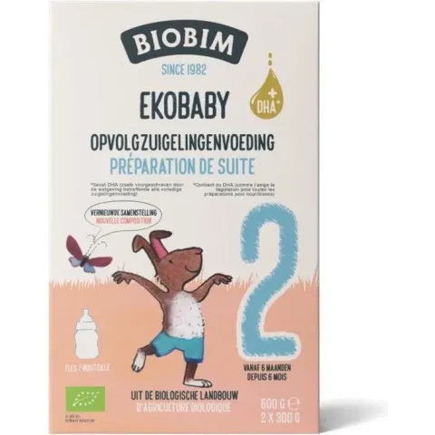 Biobim Zuigelingenvoeding Ekobaby 2 6+ mnd 600 g