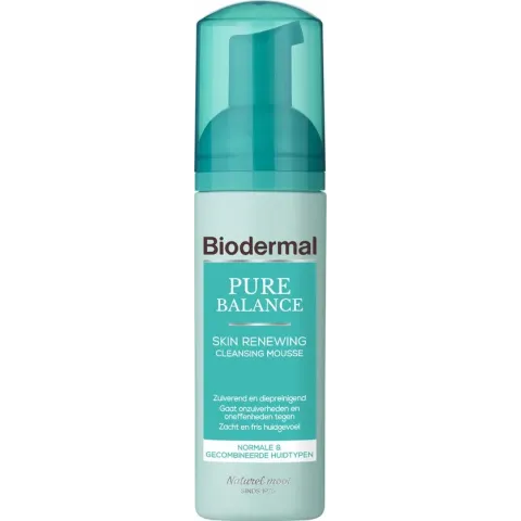 Biodermal Pure Balance Skin Renewing Cleansing Mousse - Gezichtsreinigings mousse - 150ml