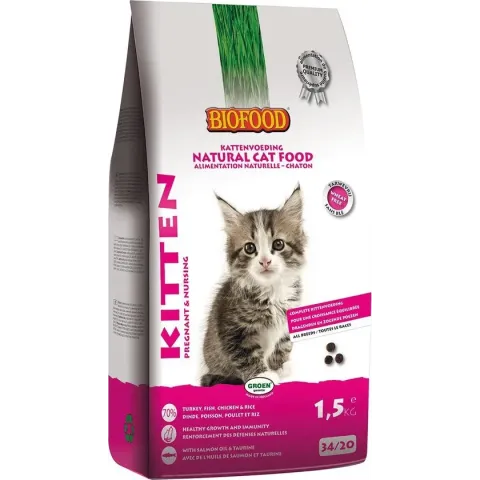 Biofood cat kitten  kattenvoer 1,5 kg