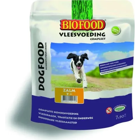 Biofood Vleesvoeding Zalm - Hond - Natvoer - 800 gr