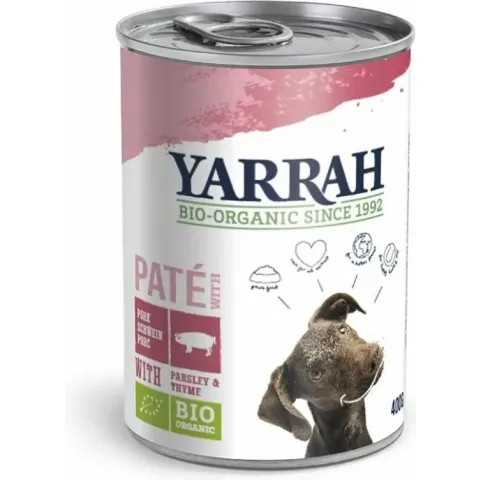 Biologisch hondenvoer pate met varkensvlees Vitamine