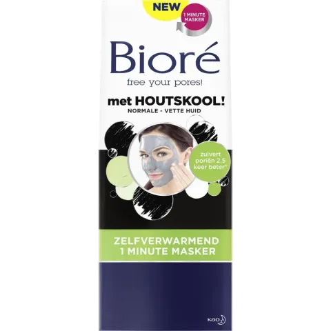 Biore 1 minuut masker - 4 st