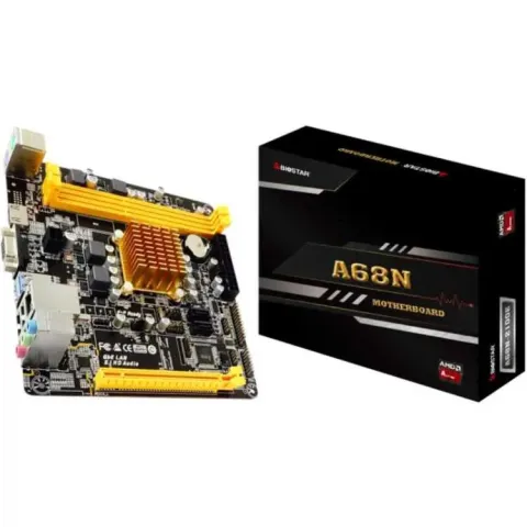 Biostar A68N-2100K AMD E1-6010, Gb-LAN, Sound, Mini-ITX