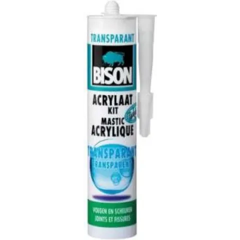 Bison Acrylaatkit - Transparant - 310 ml