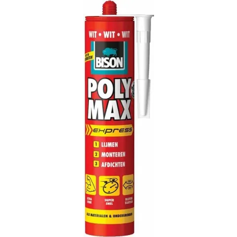 Bison Polymax Express - Wit - 435 g