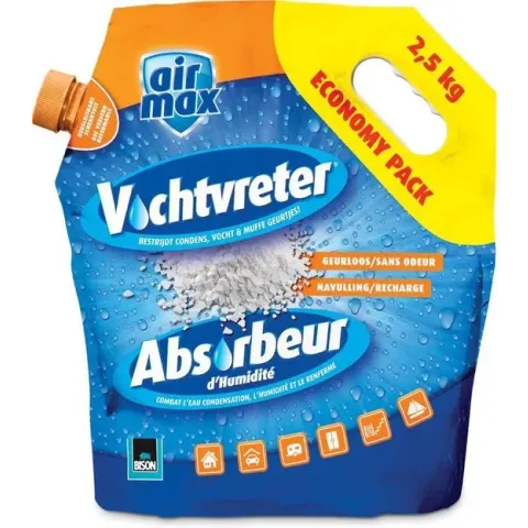 Bison Vochtvreter Losse Kristallen Navulling - 2,5 kg