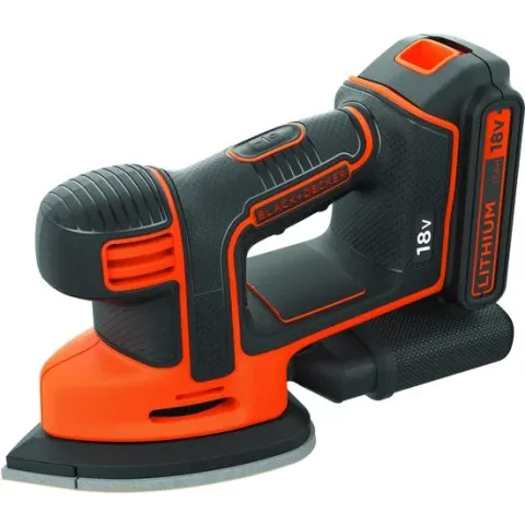 BLACK+DECKER  BDCDS18-QW Mouse Detailschuurmachine - 18V - incl. accu en lader