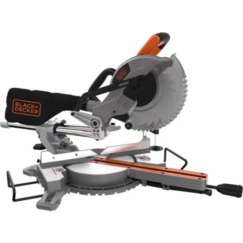 BLACK+DECKER BES700-QS Afkort-/Verstekzaag - 1600W - Ø 216mm zaagblad