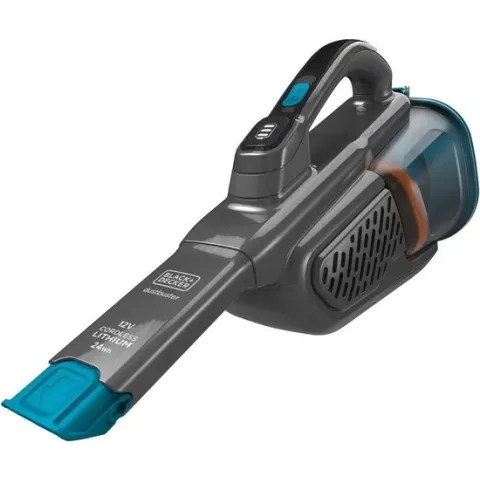 BLACK+DECKER BHHV320J - handstofzuiger zakloos - Blauw, Titanium