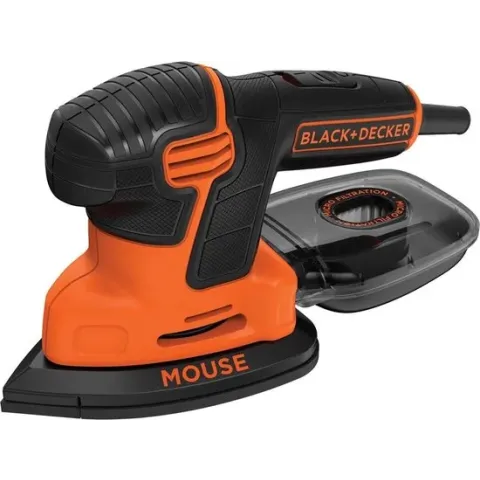 BLACK+DECKER Mouse KA2000 Detailschuurmachine -  110W - incl. accessoires en softbag
