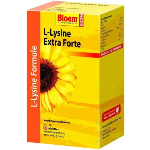 Bloem L-Lysine Extra Forte - 60 Tabletten - Voedingssupplement