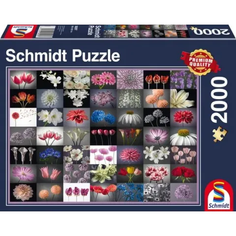 Bloemengroet, 2000 stukjes Puzzel