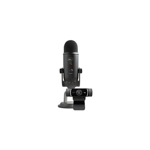 BLUE MIC YETI USB-Mic + C922 Webcam