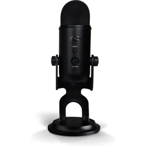 Blue Microphones Yeti USB Microfoon voor Studiokwaliteit Streaming & Recording - Blackout