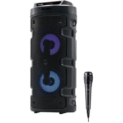 Bluetooth Luidspreker met Karaokemicrofoon ELBE ALT-88 10W Zwart