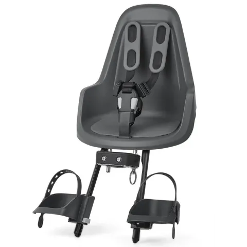 Bobike One Mini Fietsstoeltje Voor - Urban Grey
