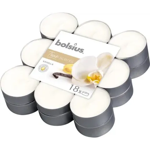Bolsius Geurtheelicht - True Scents - Vanilla - 18 stuks