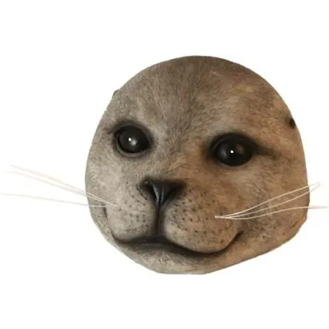 Boltze - Drijvende zeehond - Grijs - 16x13x7cm