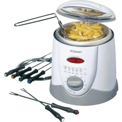 Bomann FFR 1290 CB - Frituurpan/Fonduepan - 6 Fonduevorkjes