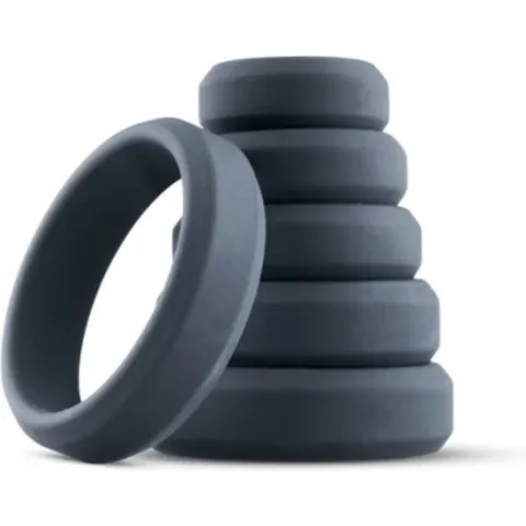Boners 6-Delige Cockring Set - Dé penisring set voor mannen - Extra Stimulatie