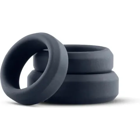 Boners Cockring Set 3-delig - Zwart