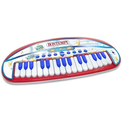 Bontempi Elektronisch Keyboard 31 Toetsen Rood