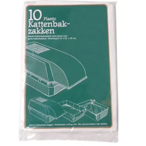 Booda Box Kattenbakzakken - 10 st - 51x20x46 cm