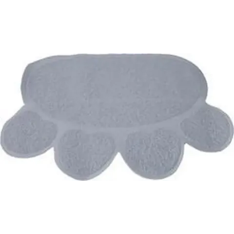 Boon Kat - Kattenbakmat - Uitloopmat - Poot - 60 x 45 cm - Lichtgrijs - 1ST