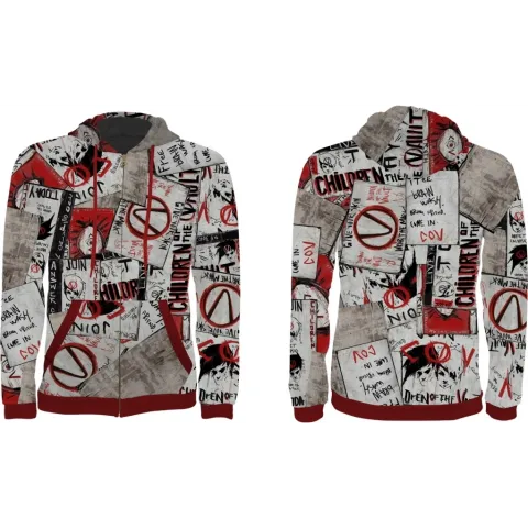 Borderlands 3 - Zip-Up Hoodie Propaganda Cut & Sew
