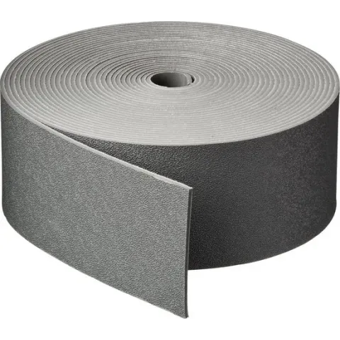 Borderrand grijs H7,5 cm x 10 m dikte 3 mm