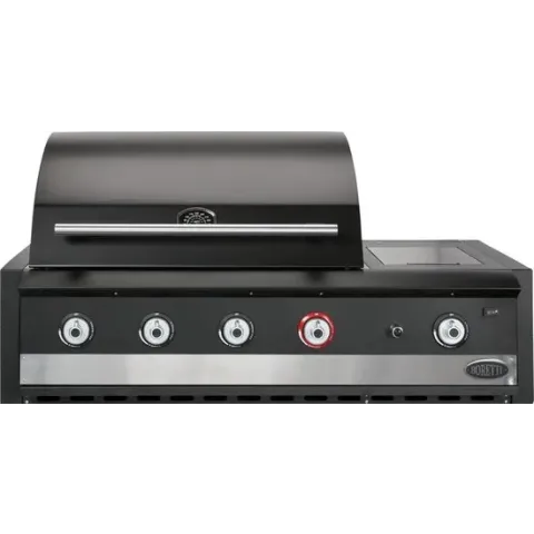 Boretti Ibrido Top gas/houtskool Inbouwbarbecue Buitenkeuken