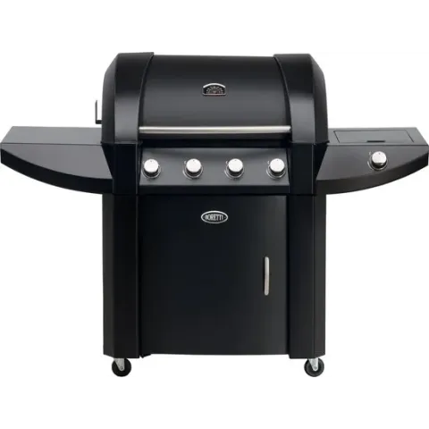 Boretti Robusto Buitenkeuken met zijbrander - 4 Branders - Zwart