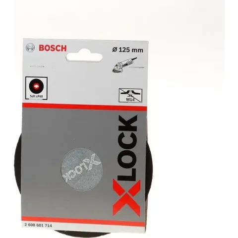 Bosch 2608601714 X-Lock Steunschijf voor fiberschijven - Soft - 125mm
