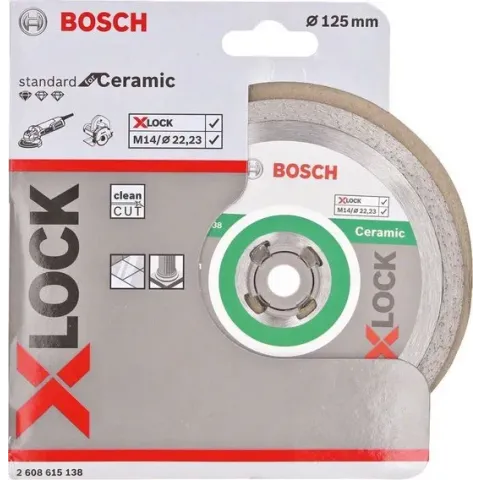 Bosch 2608615138 X-Lock Diamantschijf Standard for Ceramic - 125mm