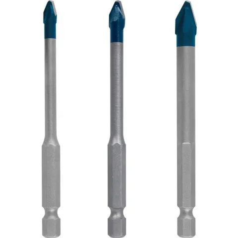 Bosch 2608900595 EXPERT 3-delige tegelborenset HEX-9 - 5/6/8mm