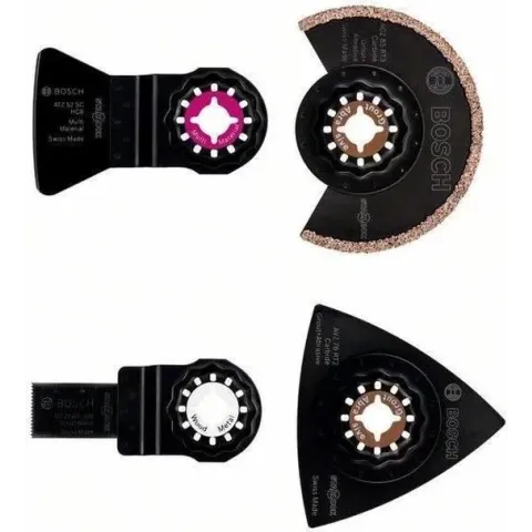 Bosch - 4-delige tegelset ACZ 85 RT (1x); AVZ 78 RT (1x); ATZ 52 SC (1x); AIZ 20 AB (1x)
