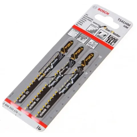 Bosch Accessories 2608900563 EXPERT „Fiber Plaster” T 141 HM Decoupeerzaagblad, 3 stuks 3 stuk(s)