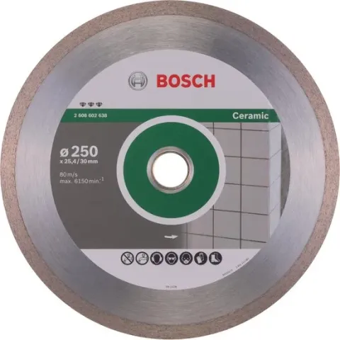 Bosch - Diamantdoorslijpschijf Best for Ceramic 250 x 30/25,40 x 2,4 x 10 mm