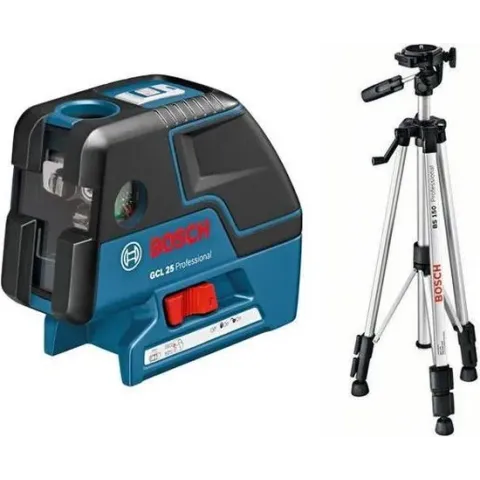 Bosch GCL 25 Professional Punt-Kruislijnlaser + BT 150 Statief