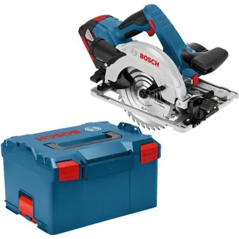 Bosch GKS 18V-57 G 18V Li-Ion accu cirkelzaag set (2x 4,0Ah accu) in L-Boxx - 165mm