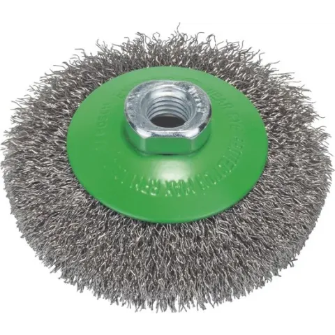 Bosch - Kegelborstel, roestvrij 100 mm, 0,35 mm, 12500 U/ min, 14