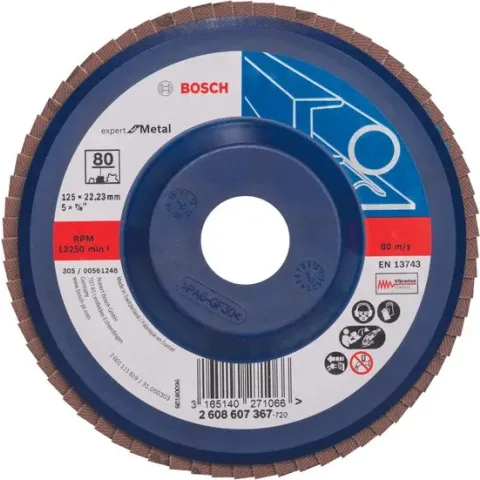 Bosch - Lamellenschuurschijf 125 mm, 22,23 mm, 80
