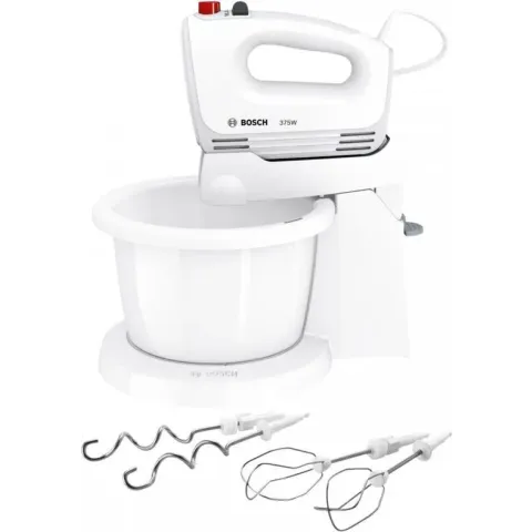 Bosch MFQ2600W CleverMixx -  Handmixer - Incl mengkom - Wit