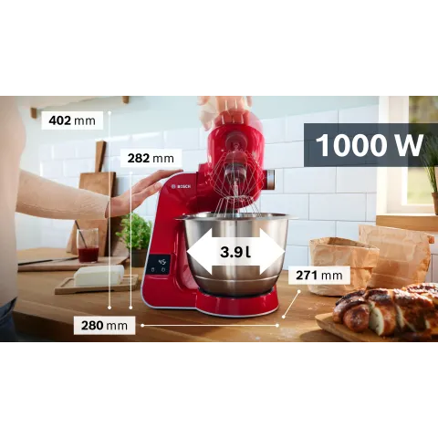 Bosch MUM5X720 Keukenmachine Rood