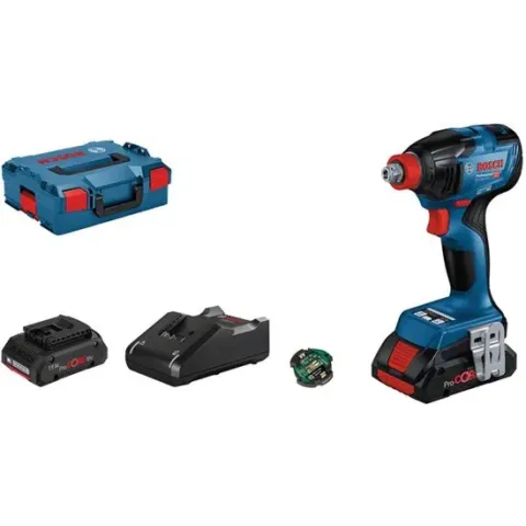 Bosch Professional GDX 18V-210 C 06019J0203 Accu-draaislagmoeraanzetter 18 V Li-ion Incl. 2 accus, Incl. lader, Incl. koffer