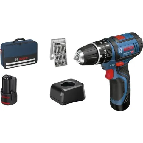 Bosch Professional GSB 12V-15 Accu-klopboormachine Incl. 2 accus