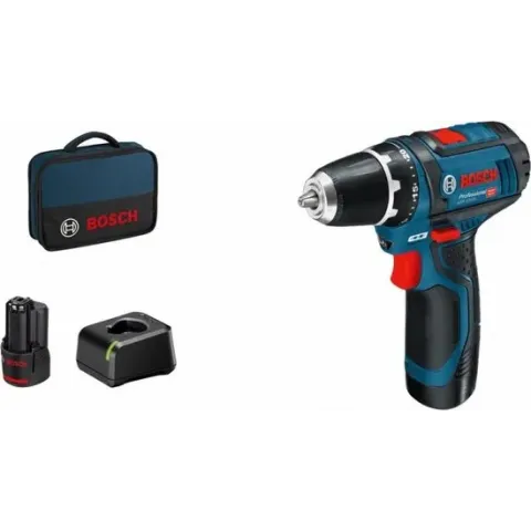 Bosch Professional GSR 12V-15 Accuboormachine - Met accu en lader