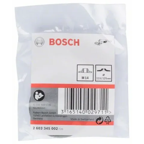 Bosch Ronde moer met flensschroefdraad M 14 115/125 mm